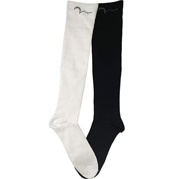 4 Pair (2 Black & 2 White) Extra Soft Small/Medium - Picture 2 of 7